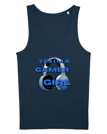 Ye I Am A Gamer Girl Navy