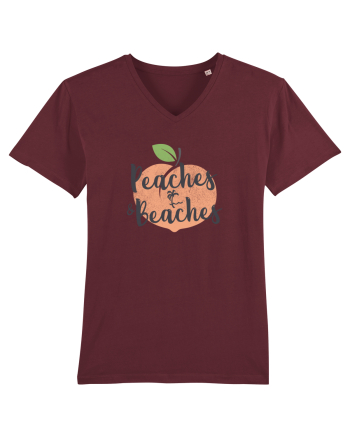Peaches & Beaches Burgundy