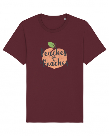 Peaches & Beaches Burgundy