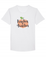Peaches & Beaches Tricou mânecă scurtă guler larg Bărbat Skater