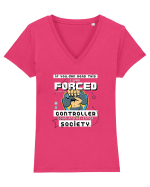 If You Can Read This I Was Forced To Put My Controller Down And Re-enter S Tricou mânecă scurtă guler V Damă Evoker