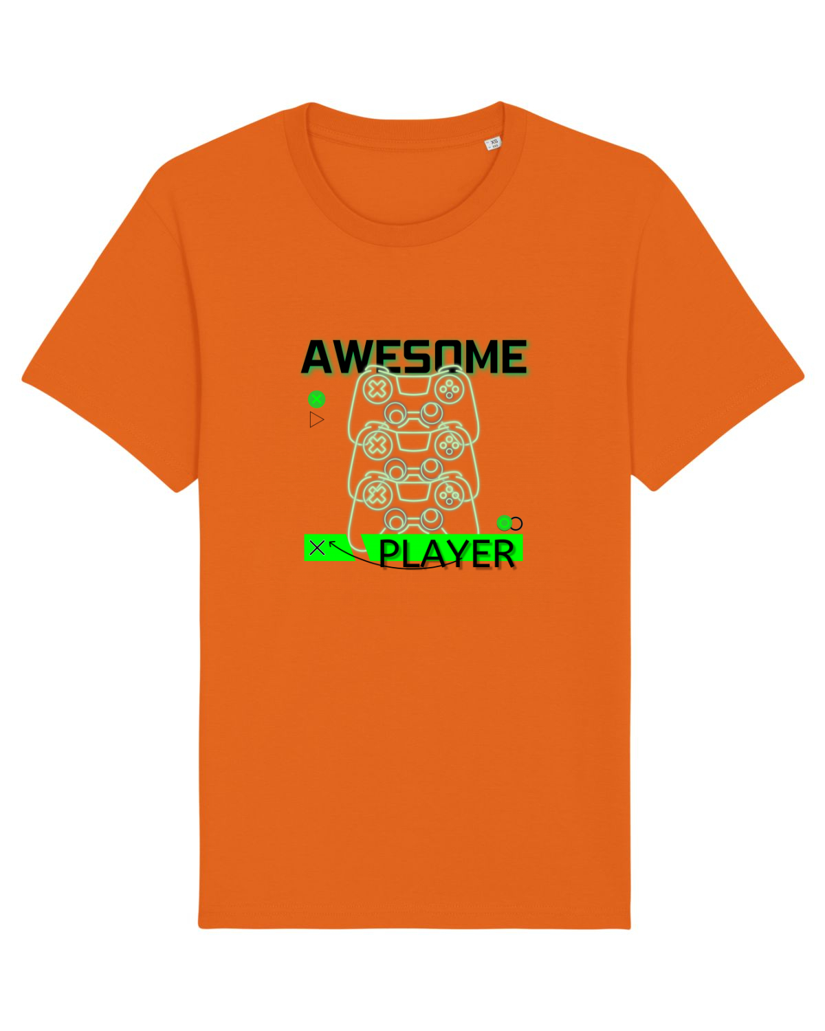 Tricou mânecă scurtă Unisex Rocker Bright Orange