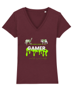 Hardcore Gamer  Tricou mânecă scurtă guler V Damă Evoker