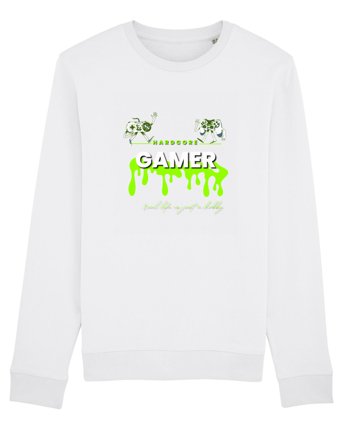Bluză mânecă lungă Unisex Rise White