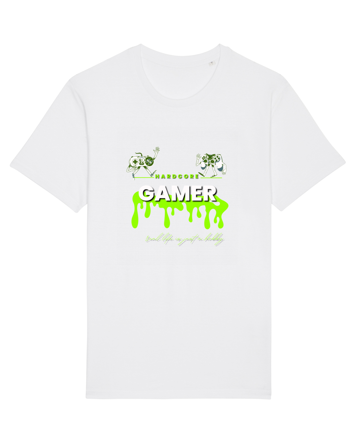 Tricou mânecă scurtă Unisex Rocker White