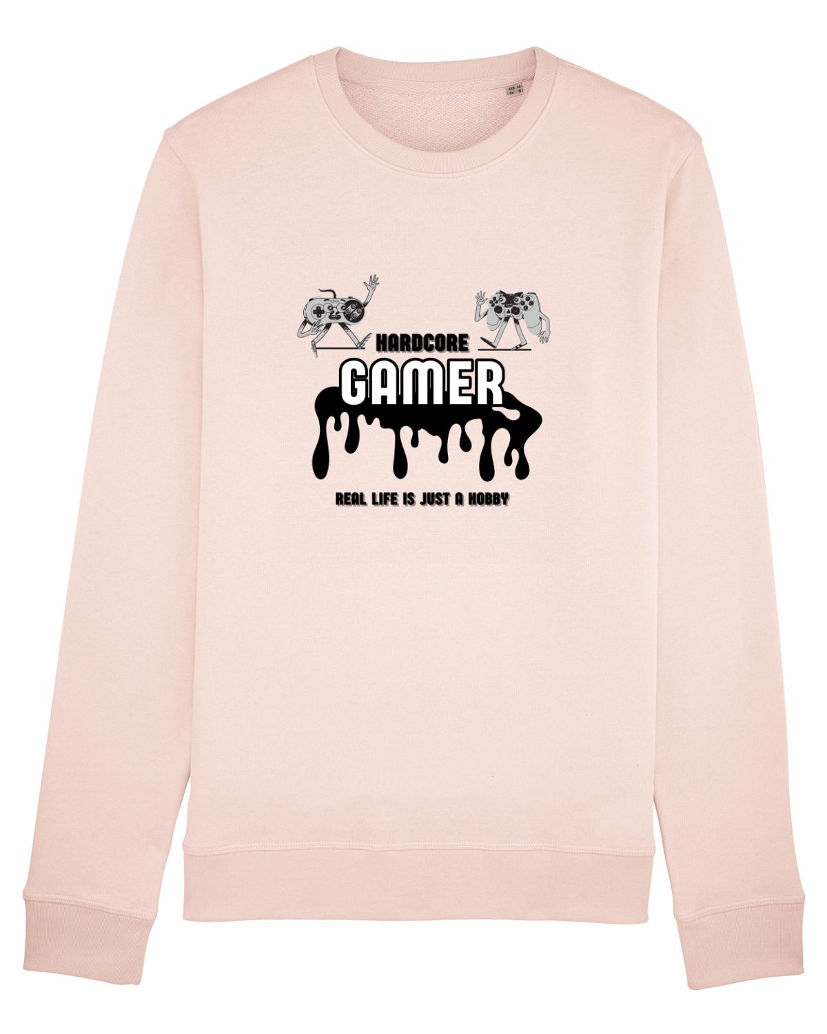 Bluză mânecă lungă Unisex Rise Candy Pink