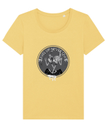 Level Up  Tricou mânecă scurtă guler larg fitted Damă Expresser