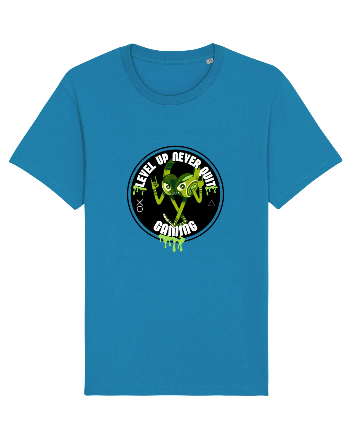 Tricou mânecă scurtă Unisex Rocker Azur