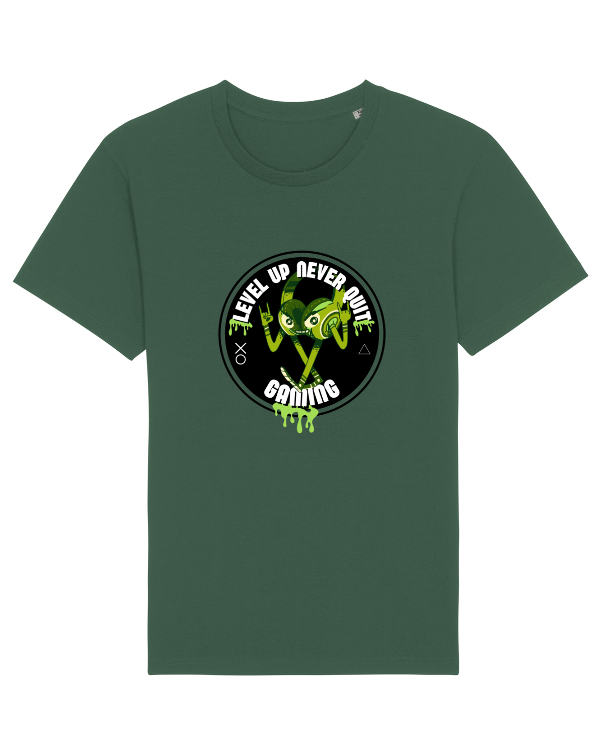 Tricou mânecă scurtă Unisex Rocker Bottle Green