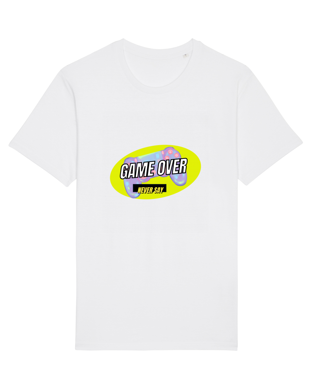 Tricou mânecă scurtă Unisex Rocker White