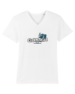 Gamer Play Tricou mânecă scurtă guler V Bărbat Presenter