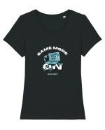 Game Mode Press Start Tricou mânecă scurtă guler larg fitted Damă Expresser