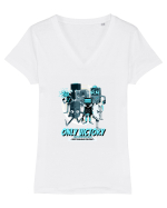 Only Victory Tricou mânecă scurtă guler V Damă Evoker