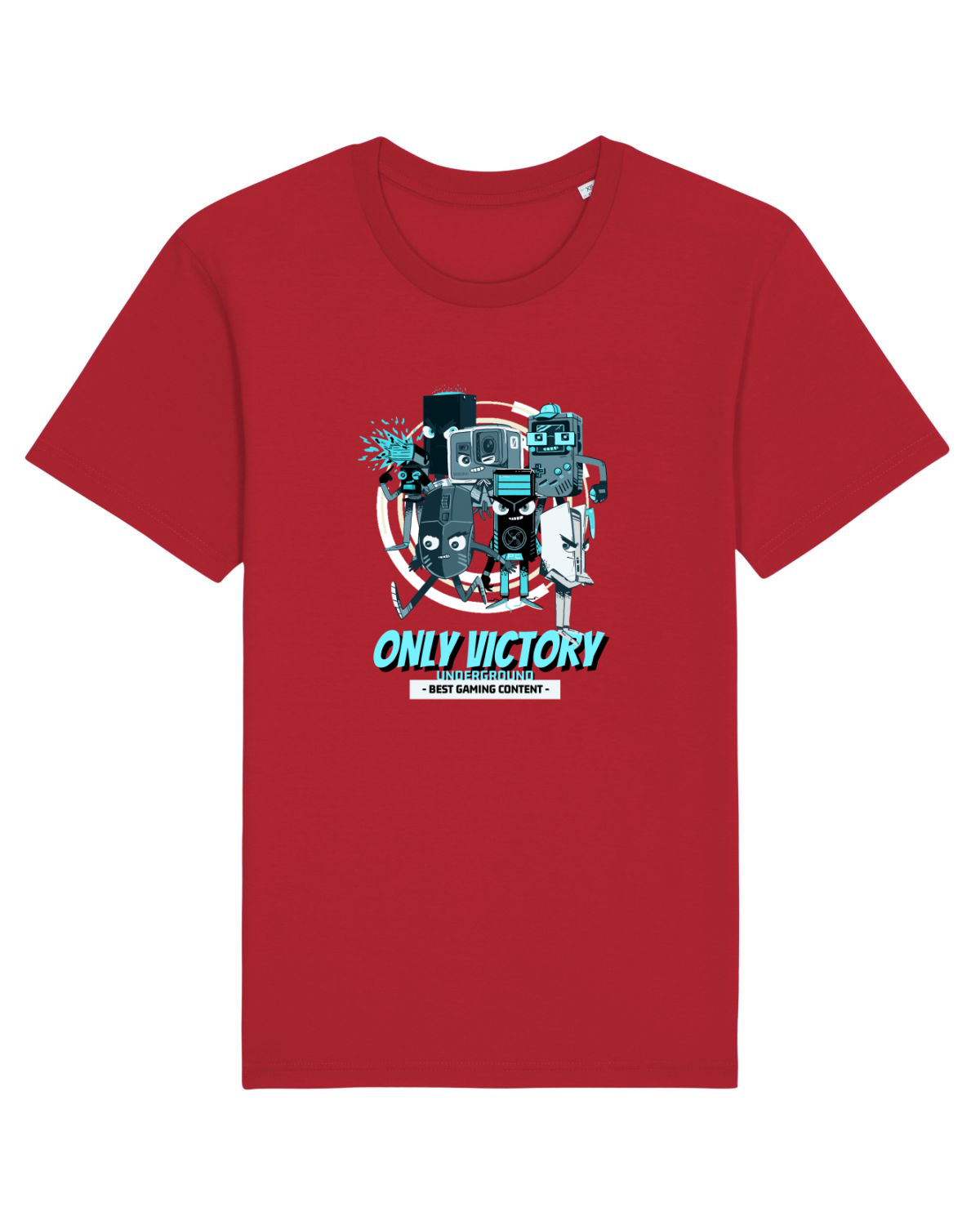 Tricou mânecă scurtă Unisex Rocker Red