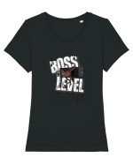 Boss Level Tricou mânecă scurtă guler larg fitted Damă Expresser