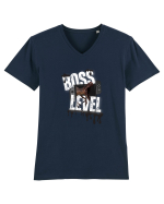 Boss Level Tricou mânecă scurtă guler V Bărbat Presenter