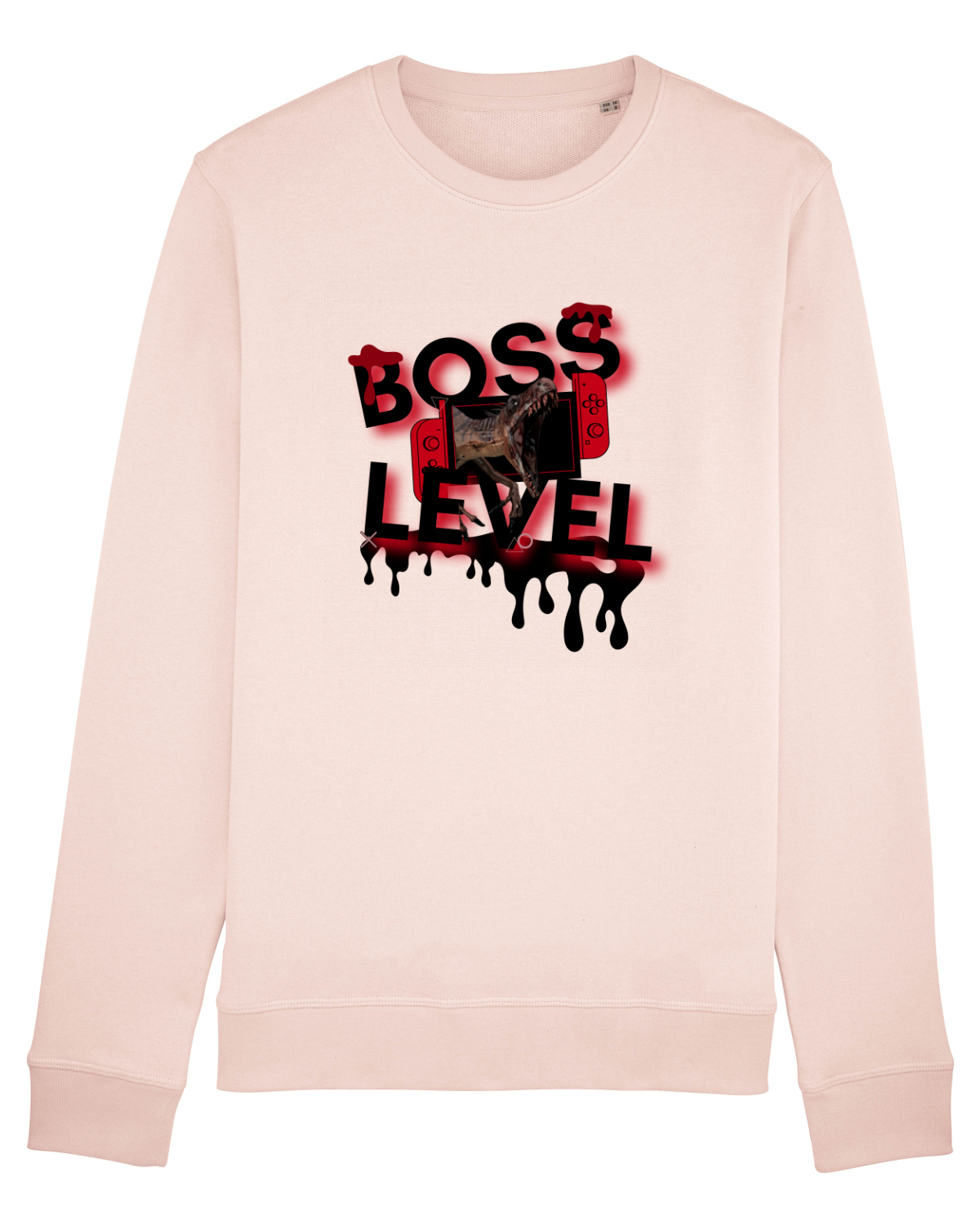 Bluză mânecă lungă Unisex Rise Candy Pink