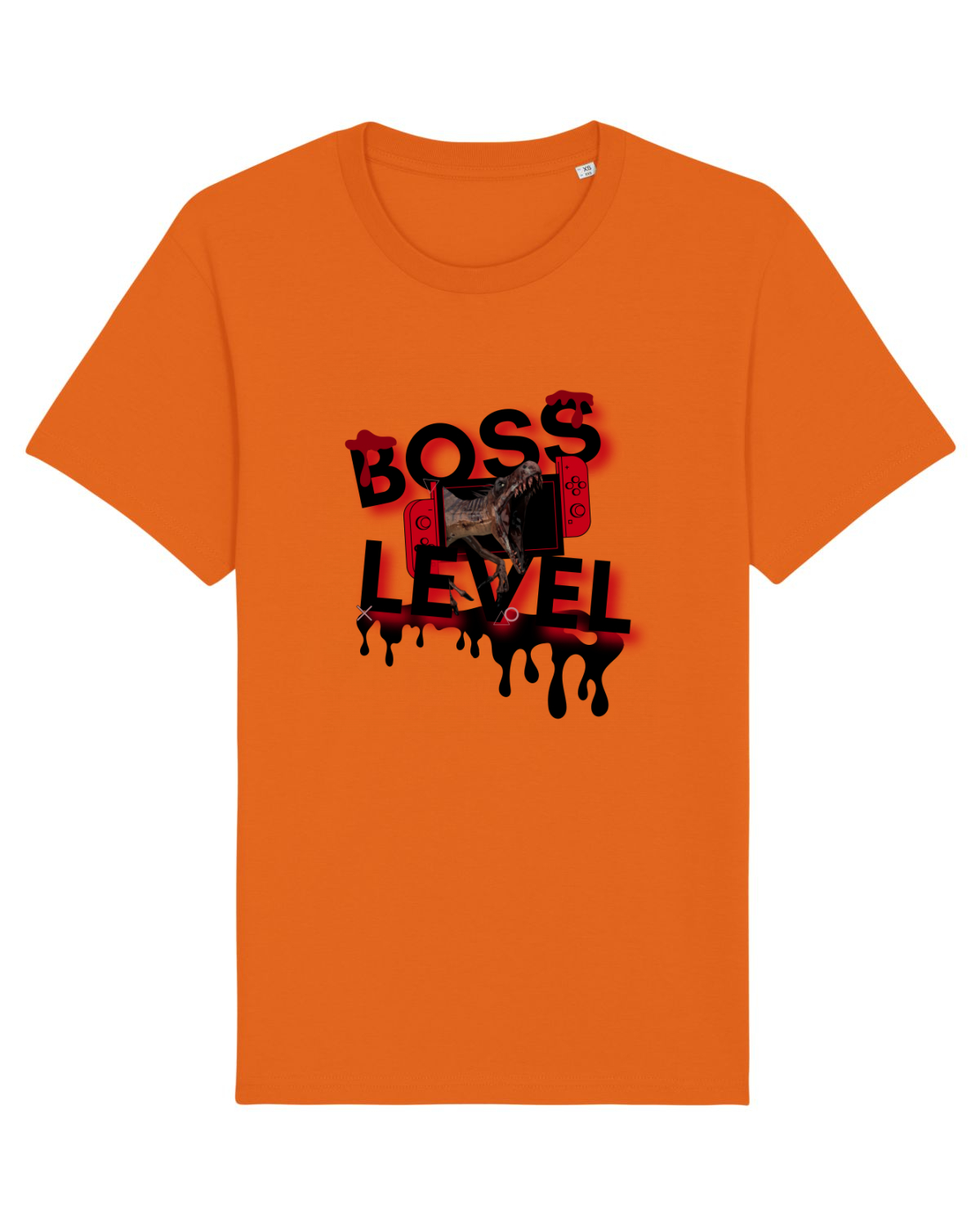 Tricou mânecă scurtă Unisex Rocker Bright Orange