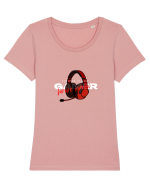 GAMER Future Is Now Tricou mânecă scurtă guler larg fitted Damă Expresser