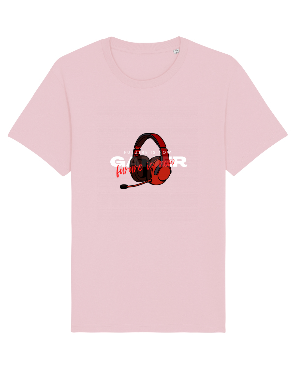 Tricou mânecă scurtă Unisex Rocker Cotton Pink