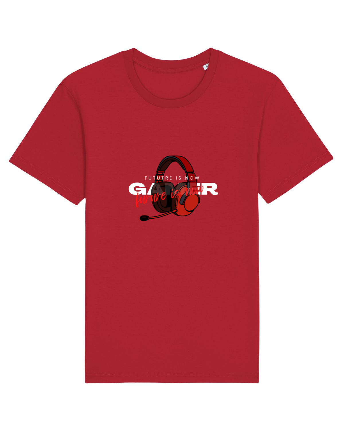 Tricou mânecă scurtă Unisex Rocker Red