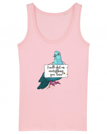 Funny pigeon Cotton Pink