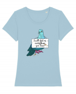 Funny pigeon Tricou mânecă scurtă guler larg fitted Damă Expresser