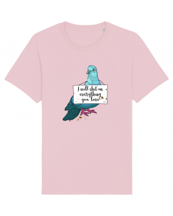 Funny pigeon Cotton Pink