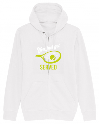 You just got served White