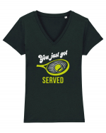 You just got served Tricou mânecă scurtă guler V Damă Evoker