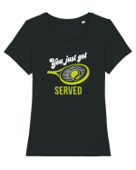 You just got served Tricou mânecă scurtă guler larg fitted Damă Expresser