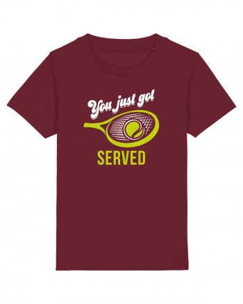 You just got served Burgundy