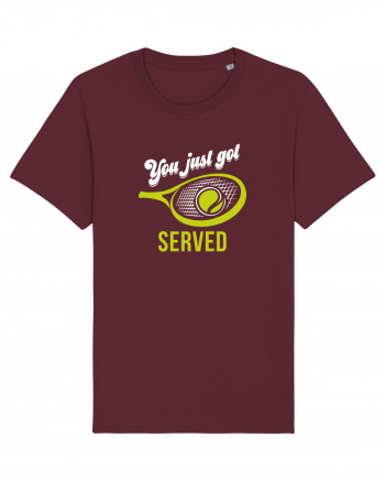 You just got served Burgundy