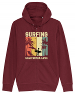 Surfing California Love Hanorac cu fermoar Unisex Connector