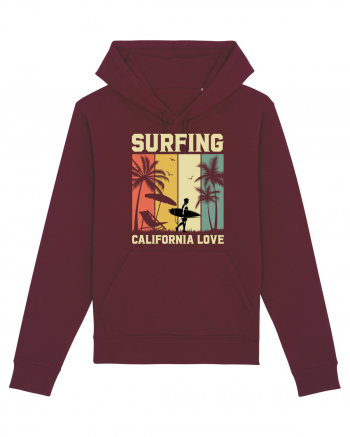 Surfing California Love Burgundy