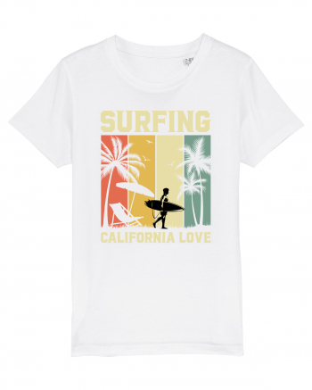 Surfing California Love White