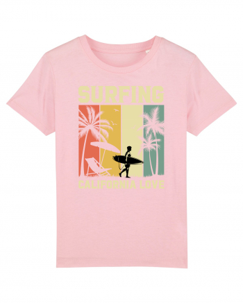 Surfing California Love Cotton Pink