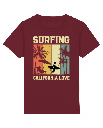 Surfing California Love Burgundy