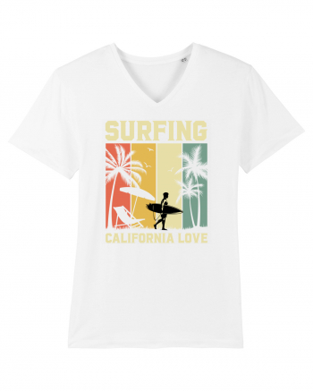 Surfing California Love White