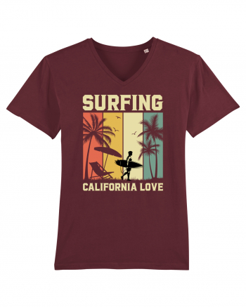 Surfing California Love Burgundy