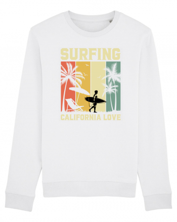 Surfing California Love White