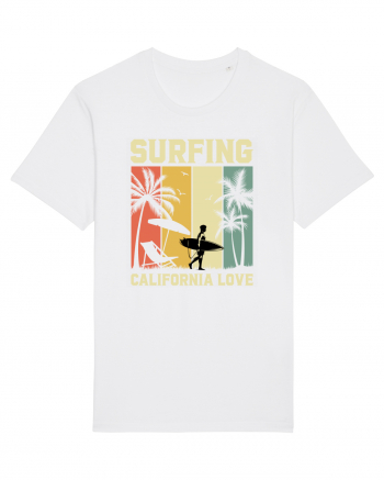 Surfing California Love White