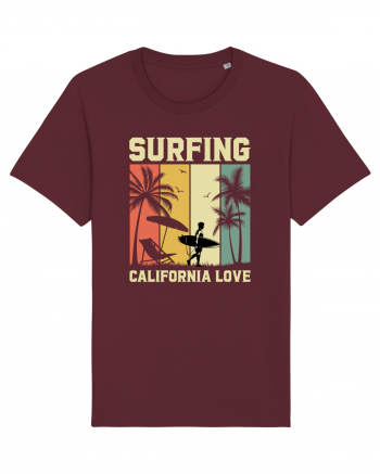 Surfing California Love Burgundy