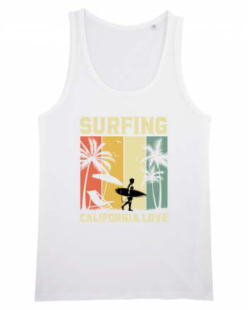 Surfing California Love White