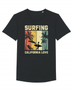 Surfing California Love Tricou mânecă scurtă guler larg Bărbat Skater