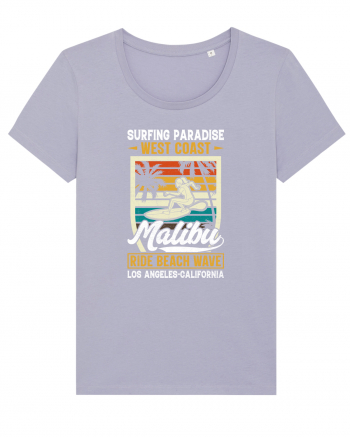 Surfing Paradise  West Coast Malibu Ride Beach Wave Los Angeles California Lavender