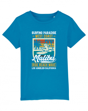 Surfing Paradise  West Coast Malibu Ride Beach Wave Los Angeles California Azur