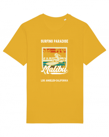 Surfing Paradise  West Coast Malibu Ride Beach Wave Los Angeles California Spectra Yellow