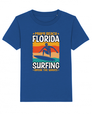 Miami Beach Florida Surfing Break The Waves Majorelle Blue