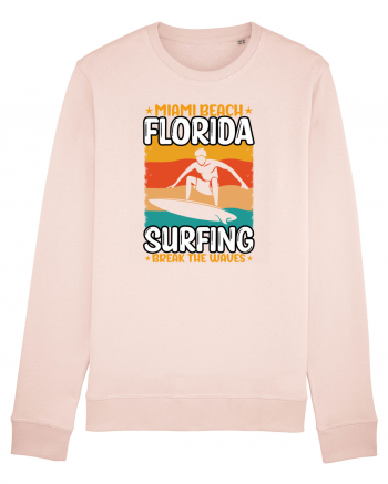 Miami Beach Florida Surfing Break The Waves Candy Pink